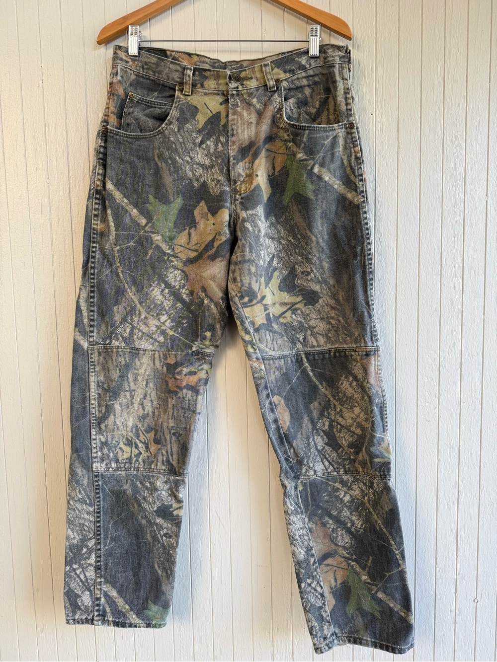 Wrangler Camo Double Knees - 34 x 34